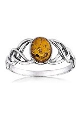 good-looking Celtic knots sterling silver baby ring